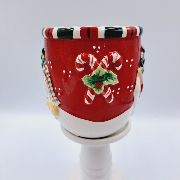 Fitz and Floyd Snowman Gift Gallery Plate & Mug & Frosty Towel & Ty Beanie Boo - Picture 4 of 16